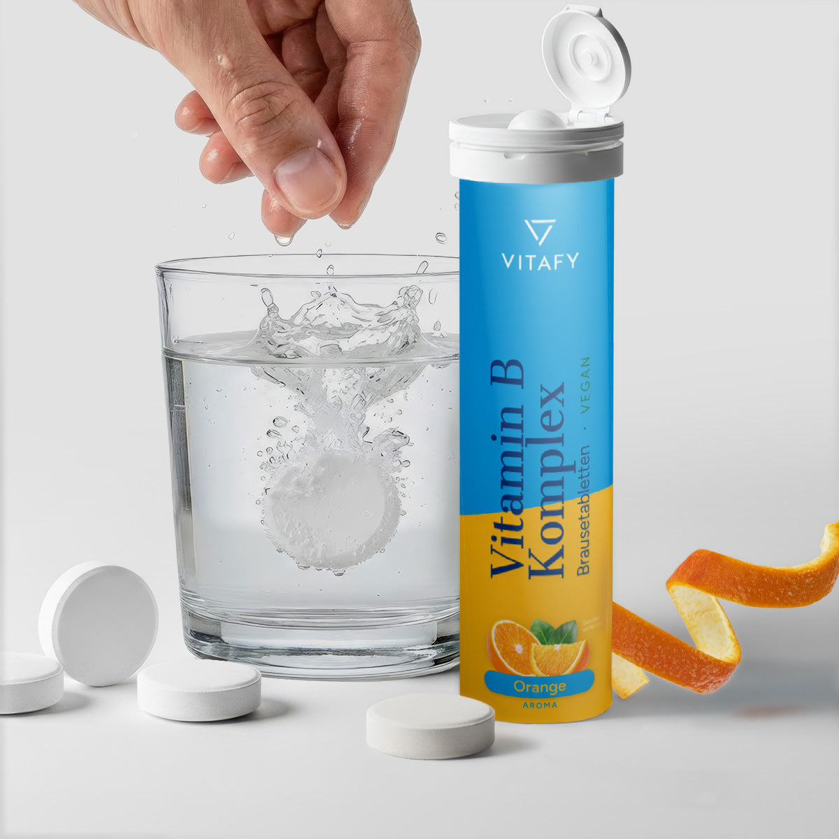 Vitamin B Komplex - Orange (20 Brausetabletten)