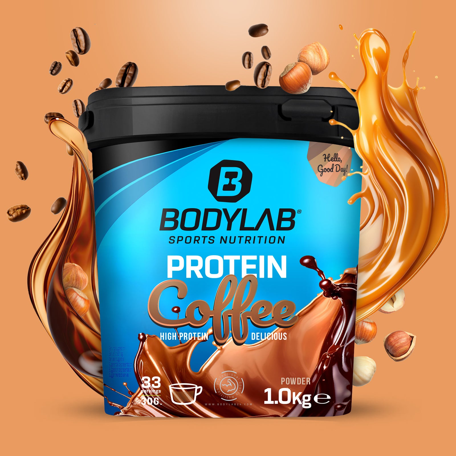 Protein Coffee (1000g) Haselnuss-Caramel