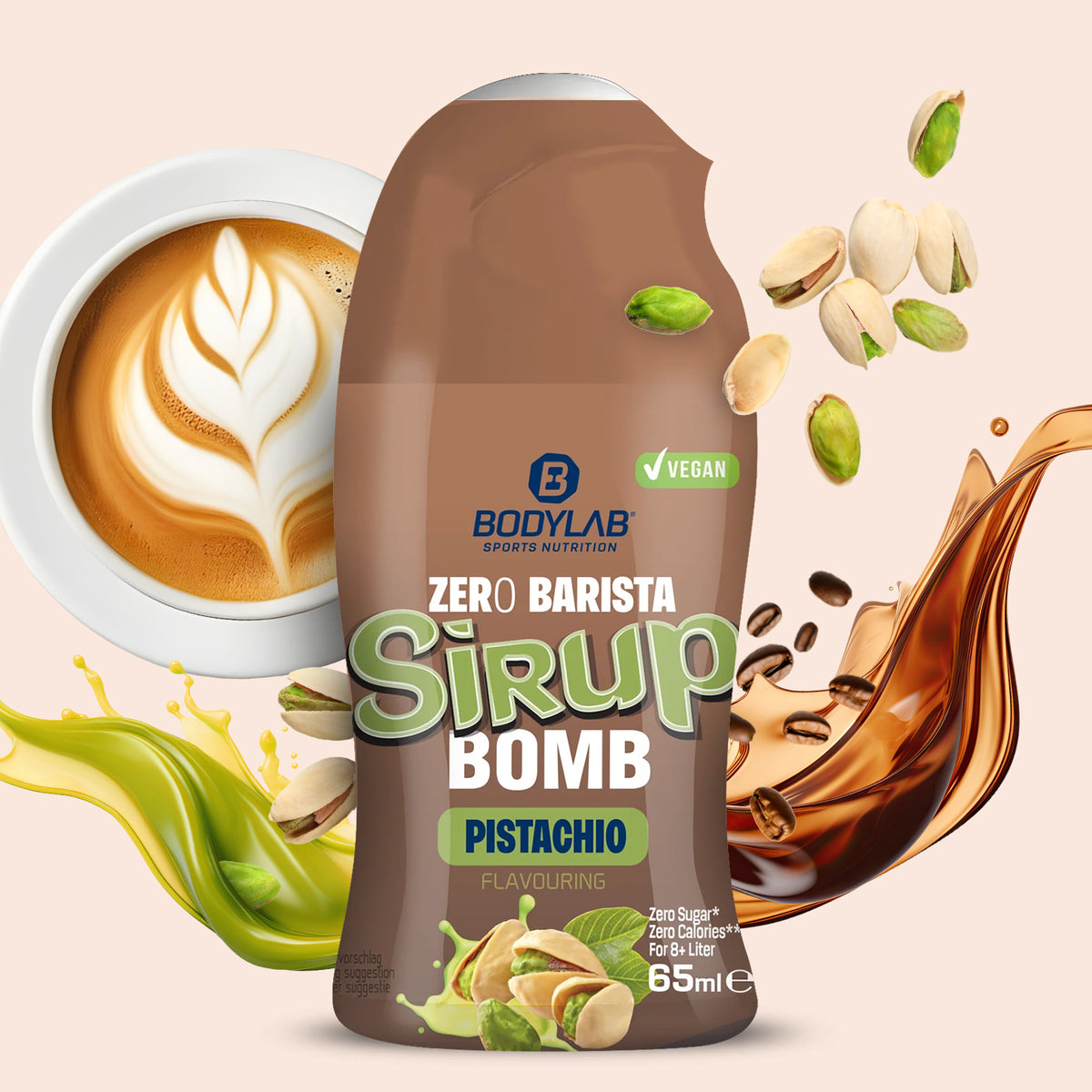 Zero Barista Sirup Bomb (65ml) Barista Pistachio