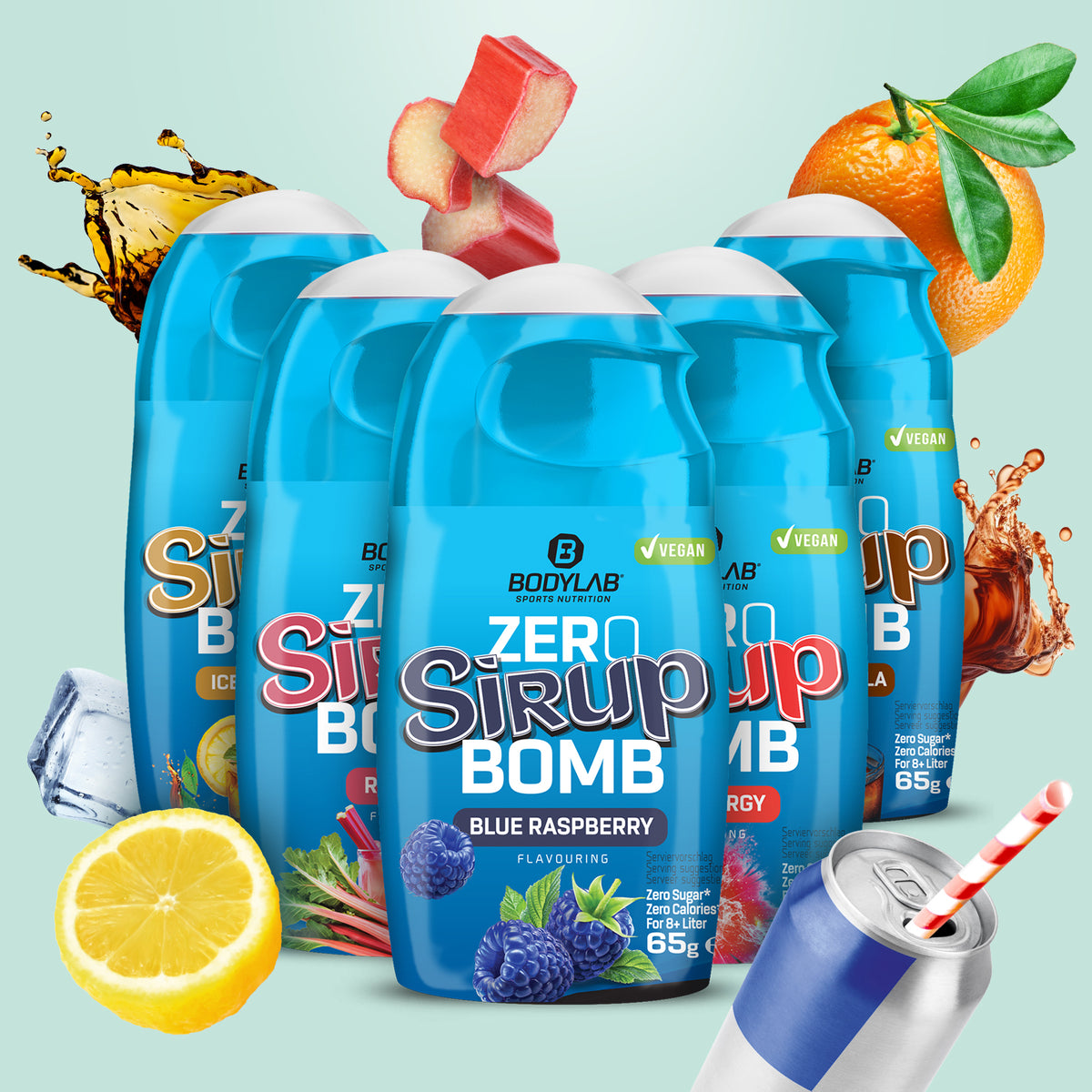 ZERO Sirup BOMB 1.0 - 4.0 Box  (5x65ml) Mixed Box 3