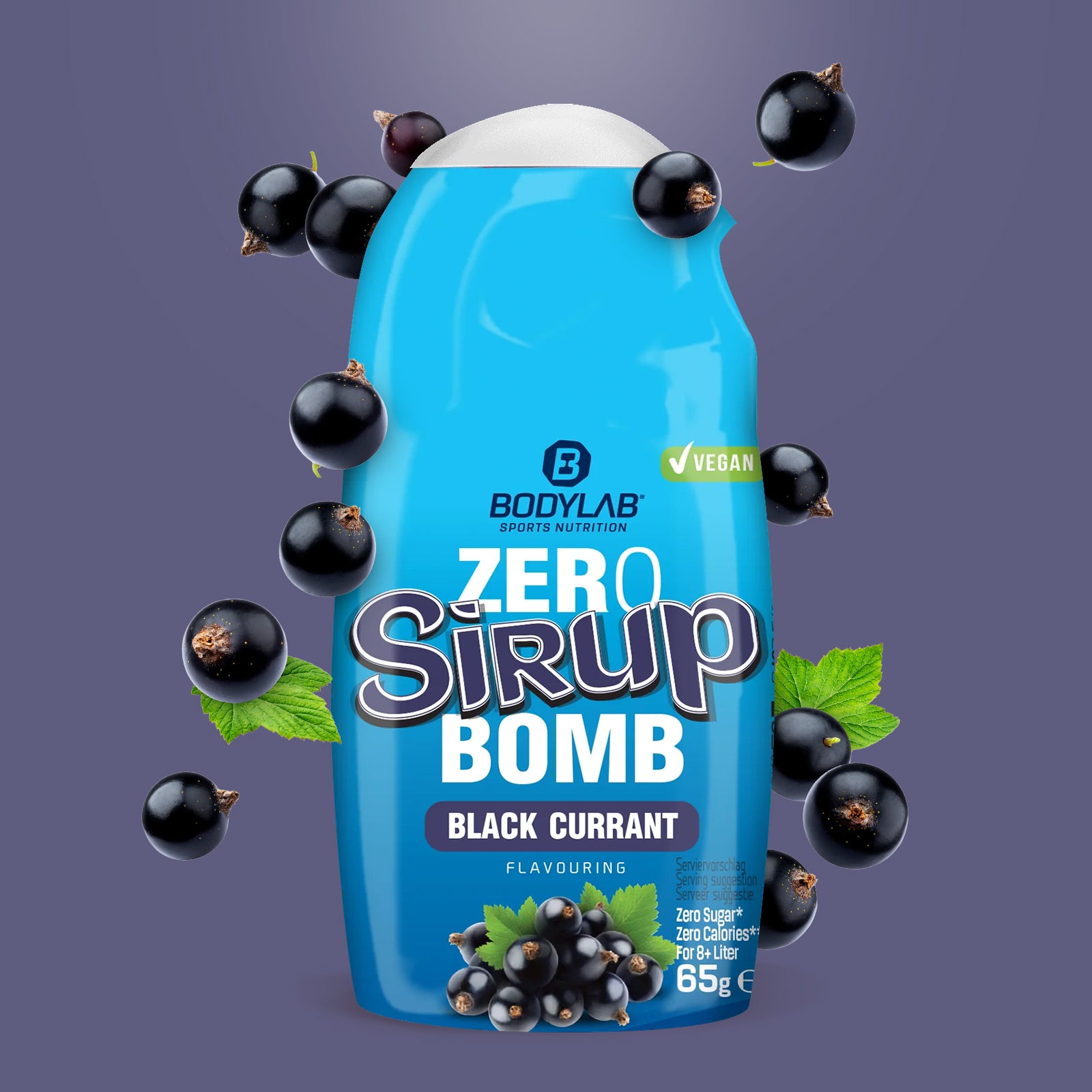 ZERO Sirup BOMB (65ml) Schwarze Johannisbeere