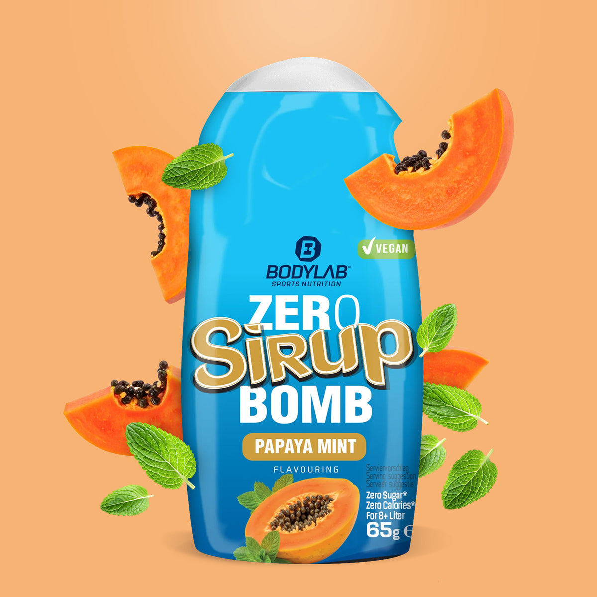 ZERO Sirup BOMB (65ml) Papaya Minze