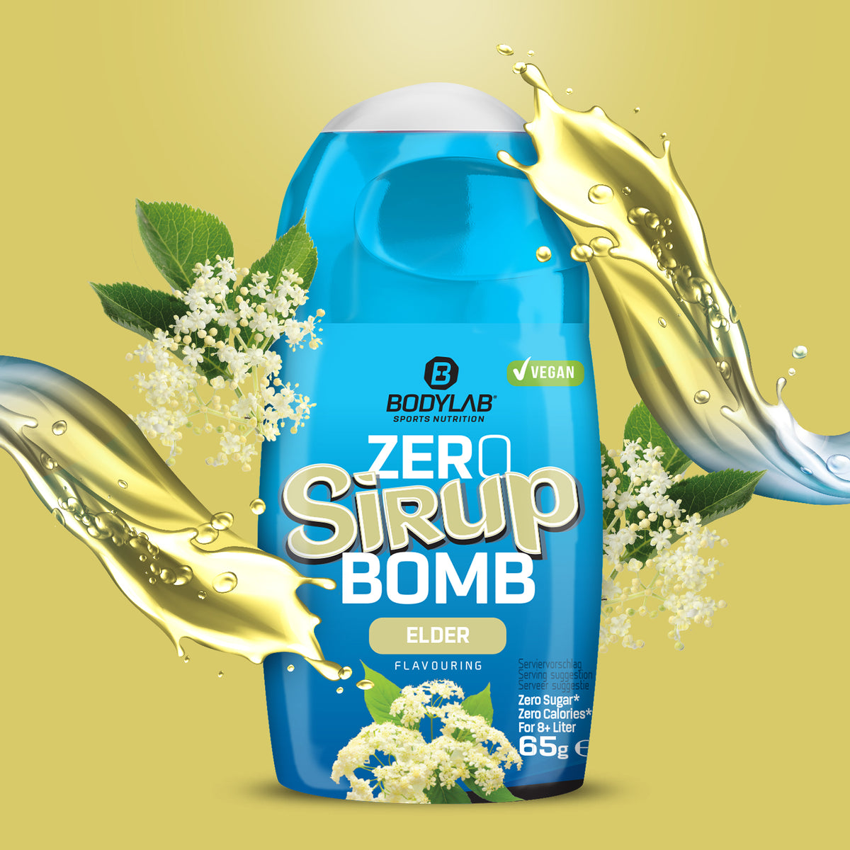ZERO Sirup BOMB (65ml) Holunder