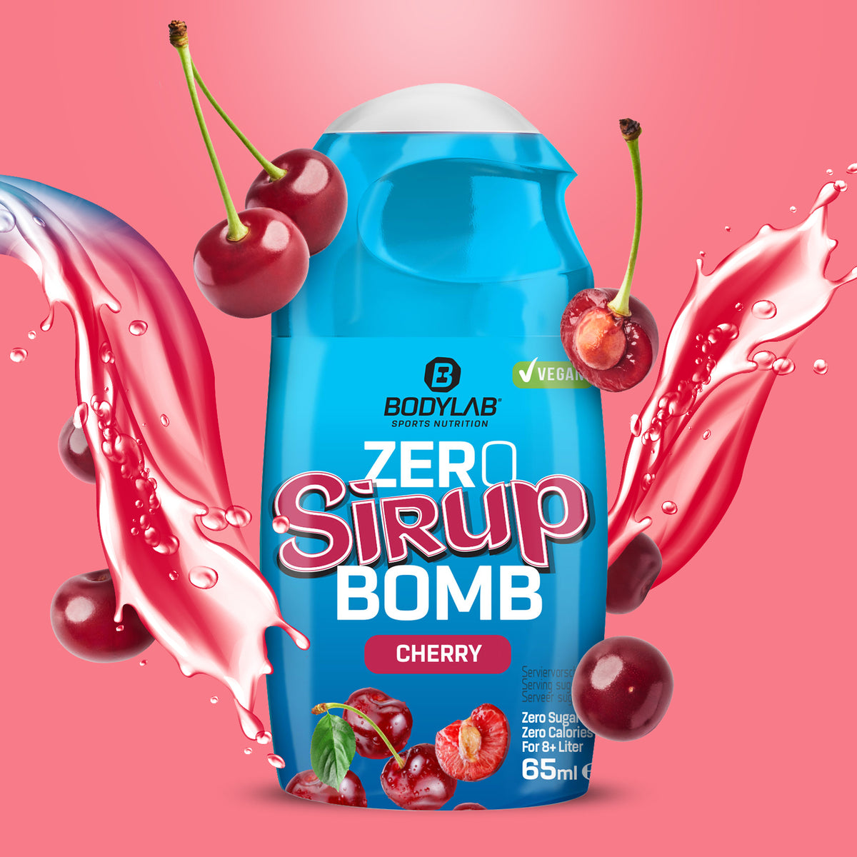 ZERO Sirup BOMB (65ml) Kirsche