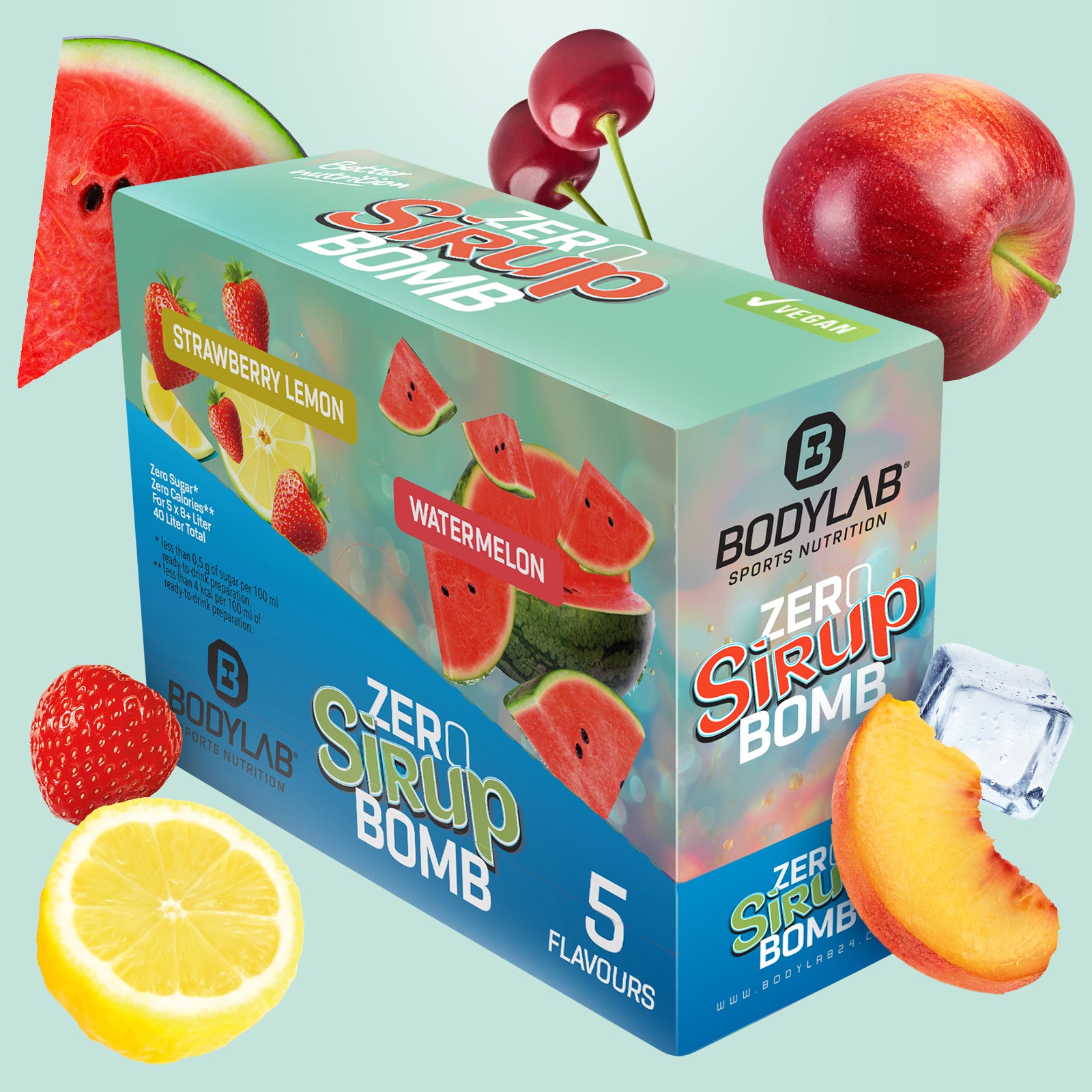 ZERO Sirup BOMB 1.0 - 4.0 Box  (5x65ml) Mixed Box 1