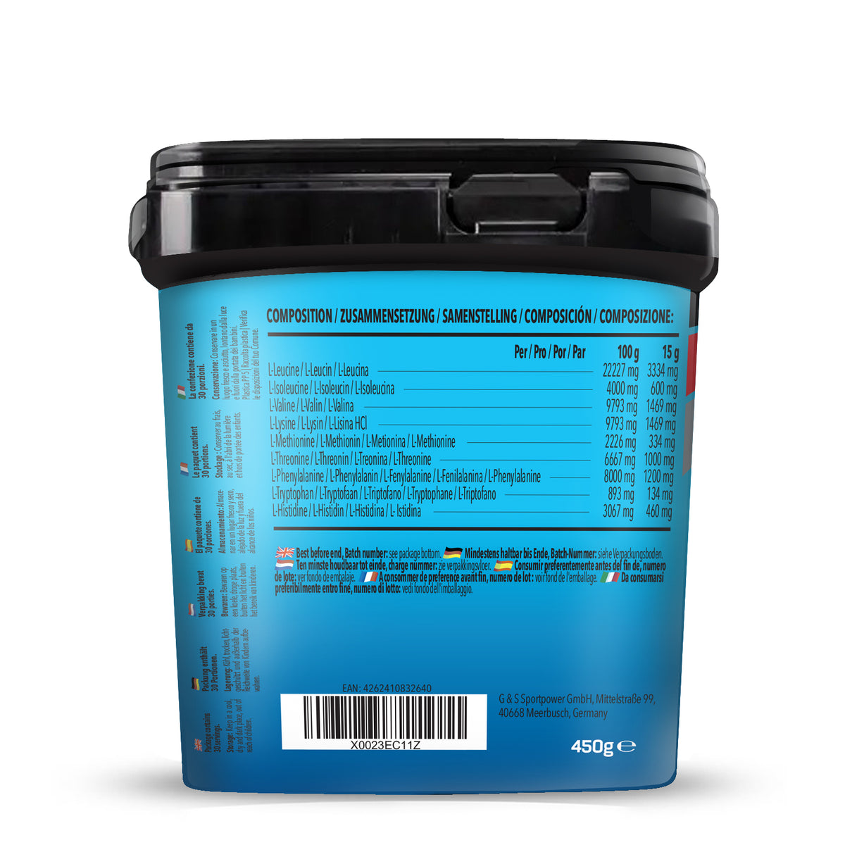 Prime EAA (Essential Amino Acids) (450g) Ananas Mango
