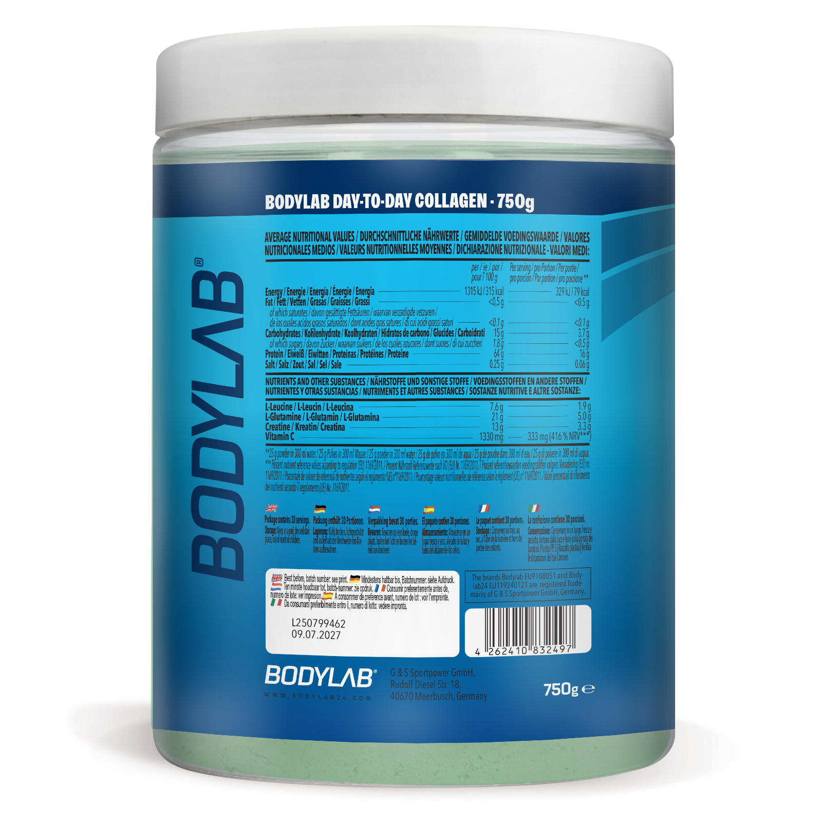 Day to Day Collagen (750g) Green Apple