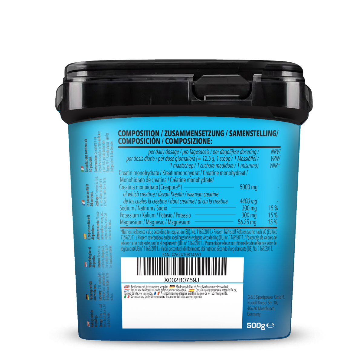 Electrolytes + Creatine Drink (500g) Cola