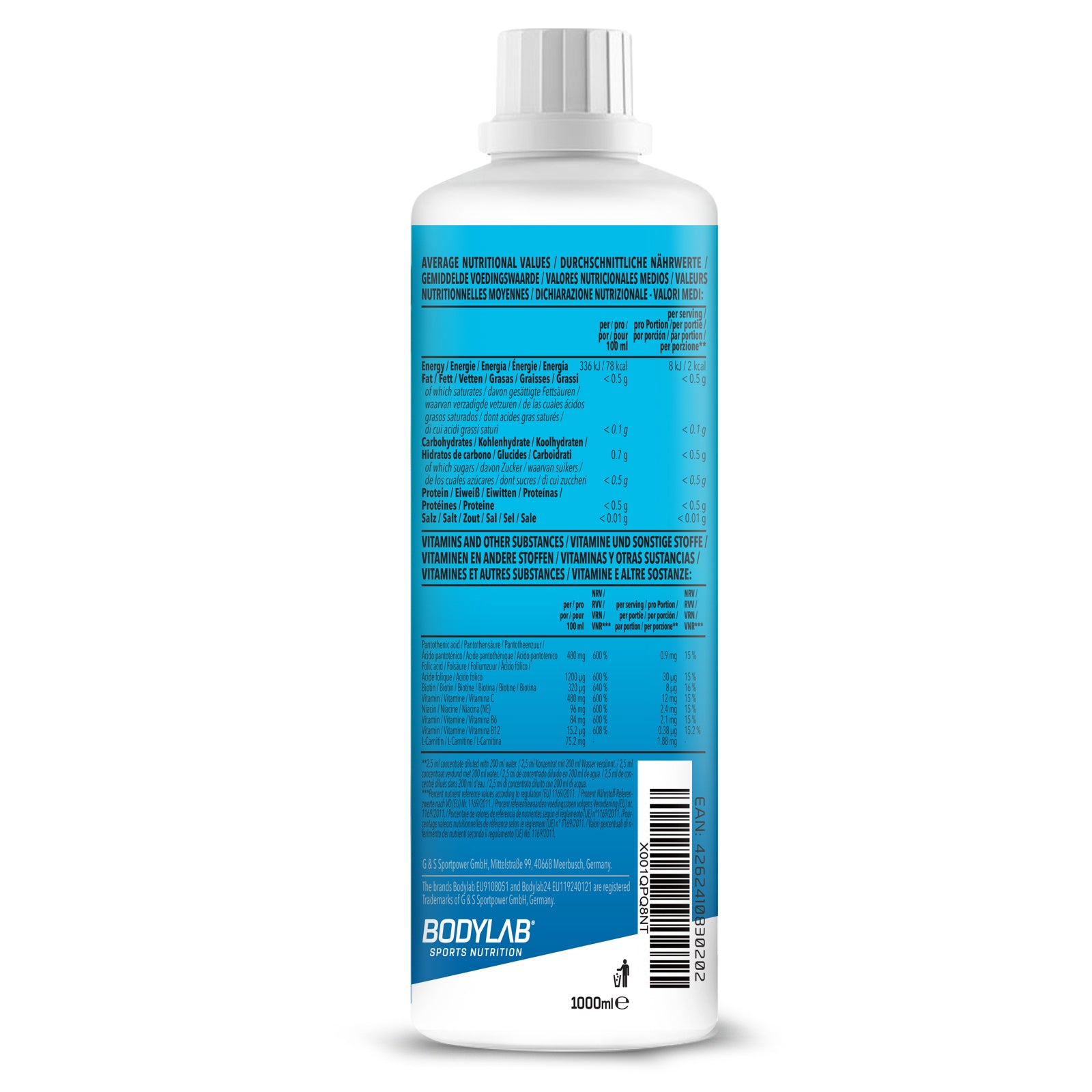 Vital Zero Drink (1000ml) Waldfrucht