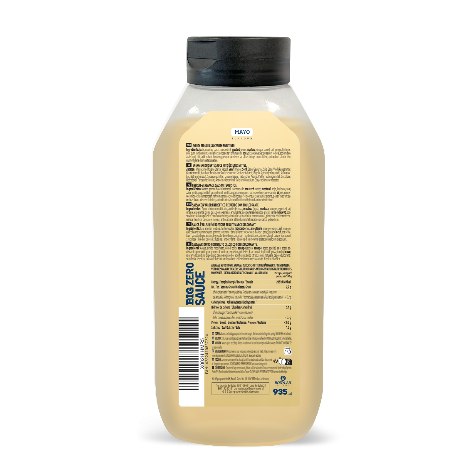 BIG ZERO Sauce (935ml) Mayonnaise
