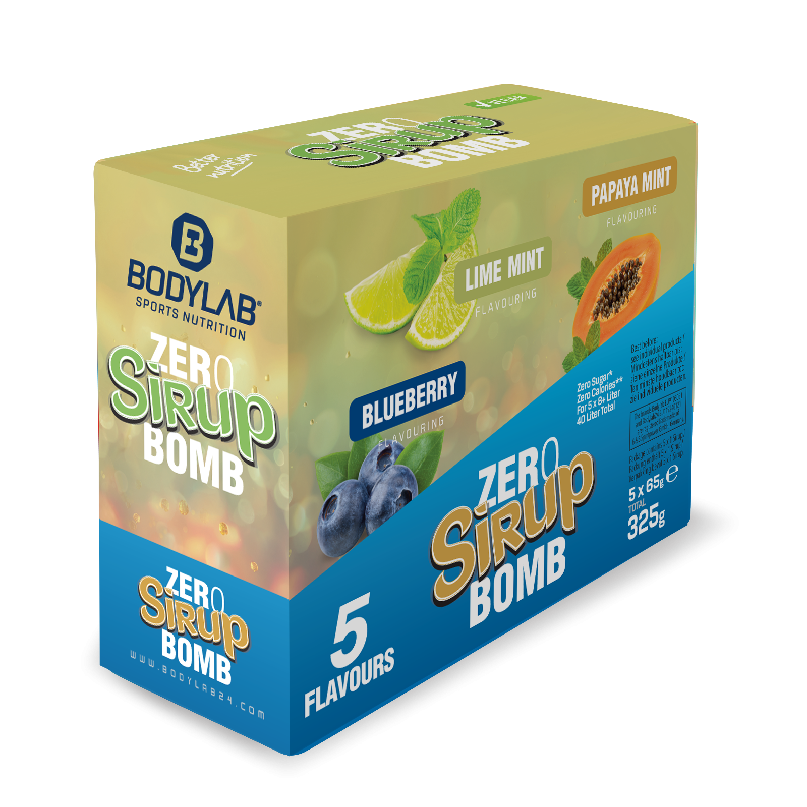 ZERO Sirup BOMB 1.0 - 4.0 Box  (5x65ml) Mixed Box 4