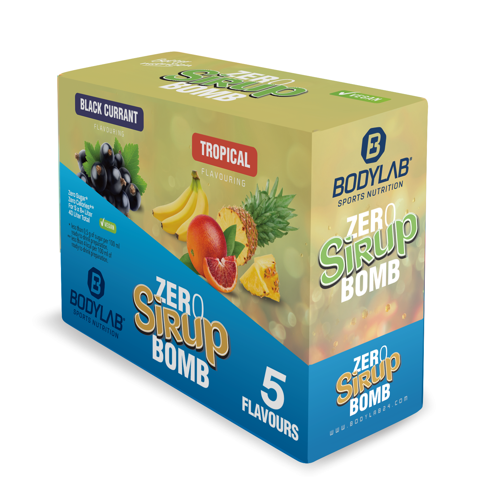 ZERO Sirup BOMB 1.0 - 4.0 Box  (5x65ml) Mixed Box 4