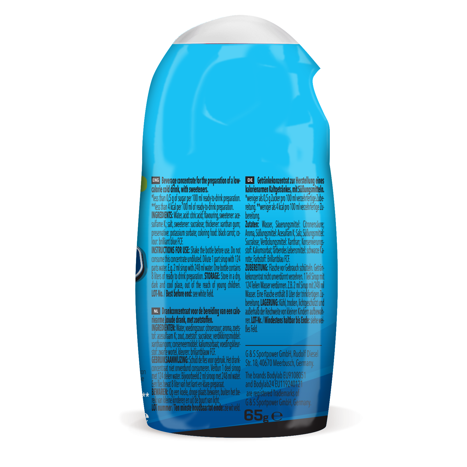 ZERO Sirup BOMB (65ml) Blaubeere