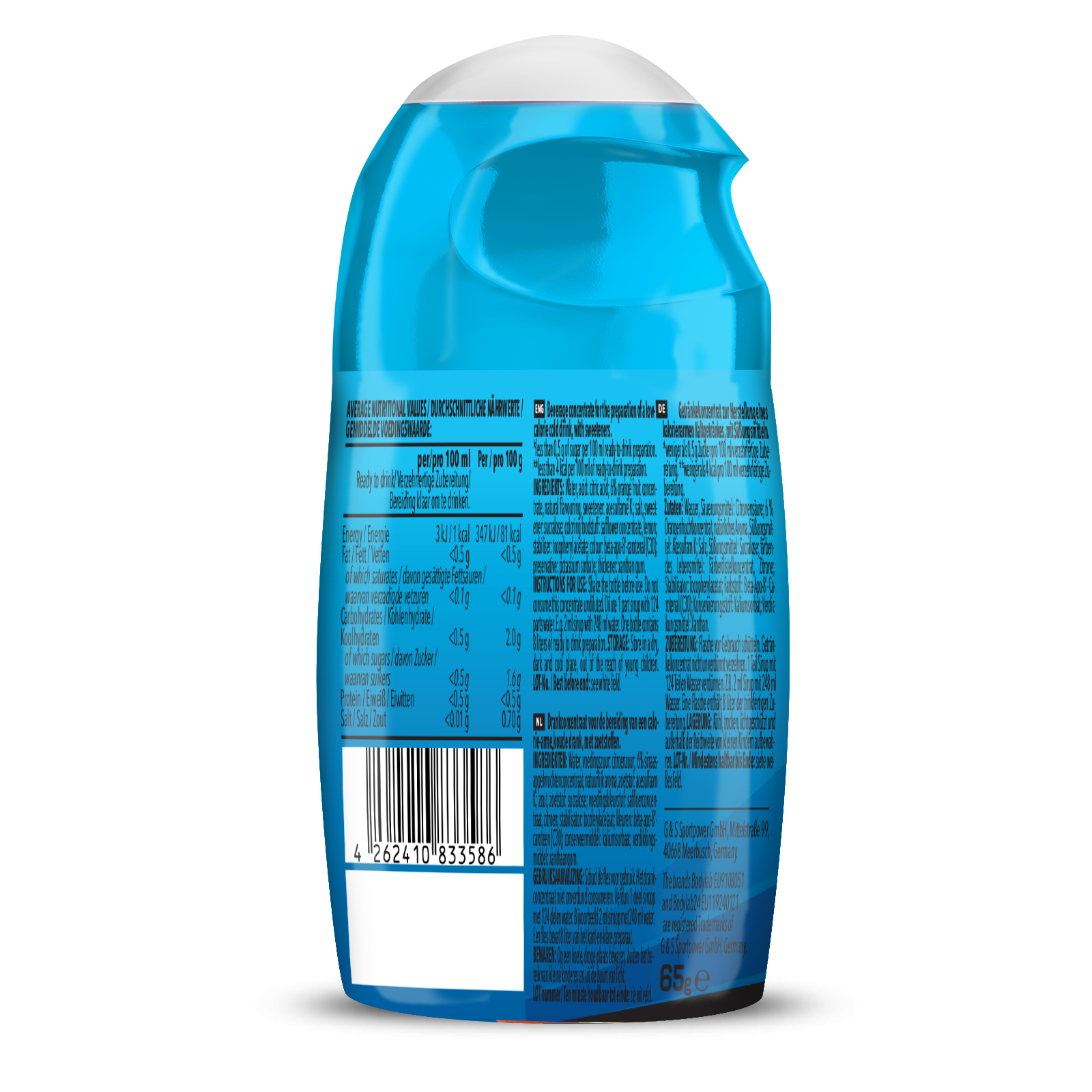 ZERO Sirup BOMB (65ml) Orange