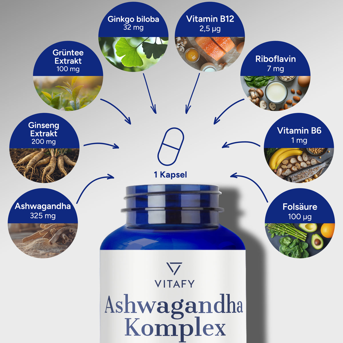 Ashwagandha Komplex (60 Kapseln)