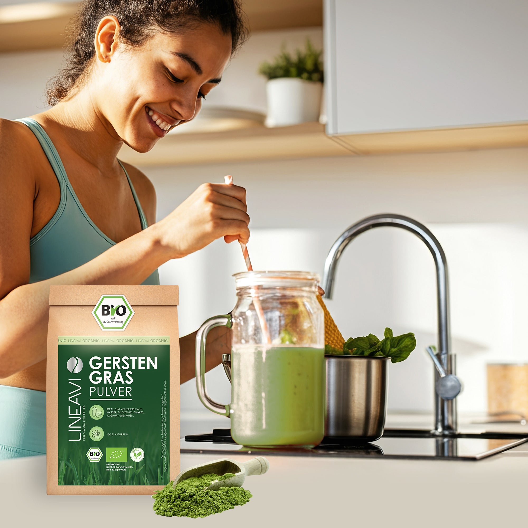 Bio Gerstengraspulver (1000g)