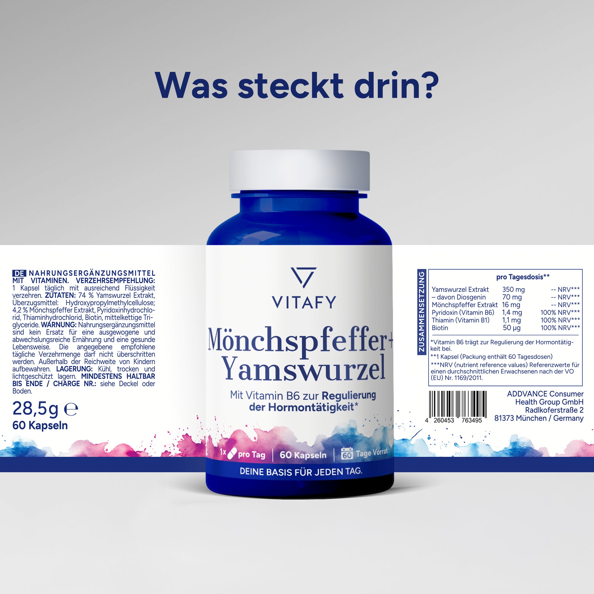 Mönchspfeffer + Yamswurzel (60 Kapseln)