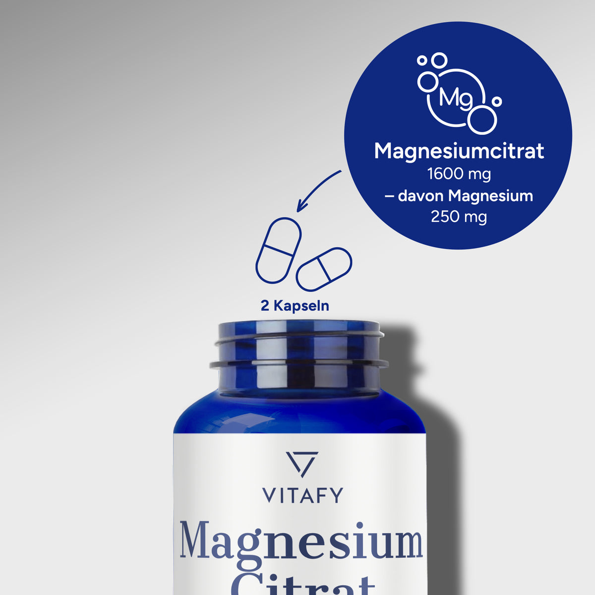 Magnesium Citrat (60 Kapseln)