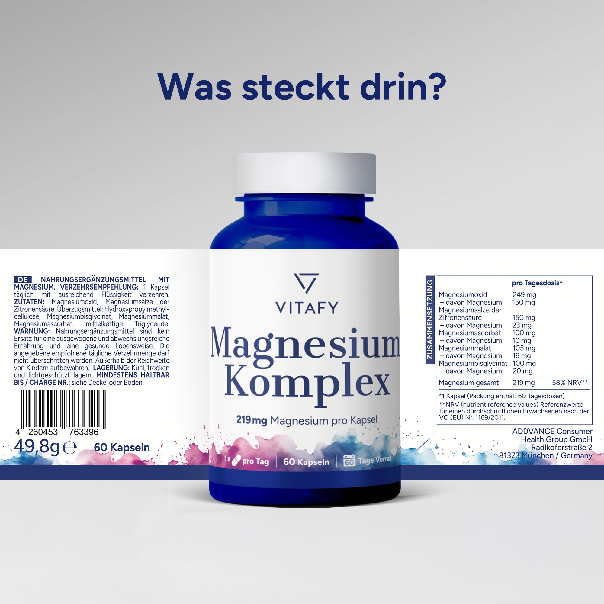 Magnesium Komplex (60 Kapseln)