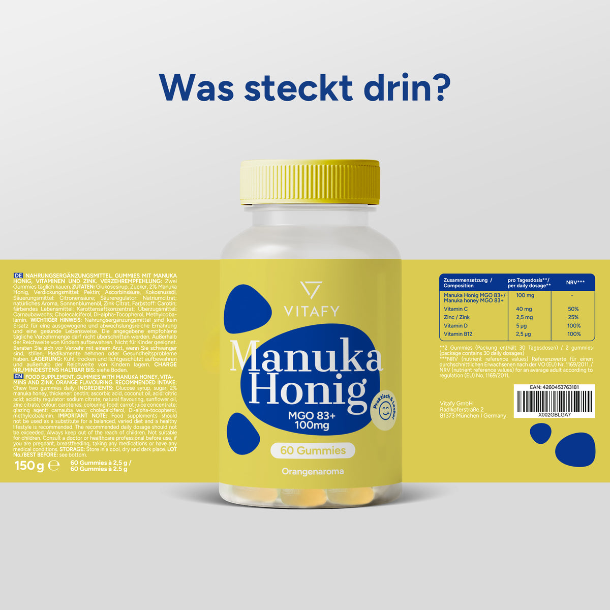 Manuka Honig (60 Gummies)