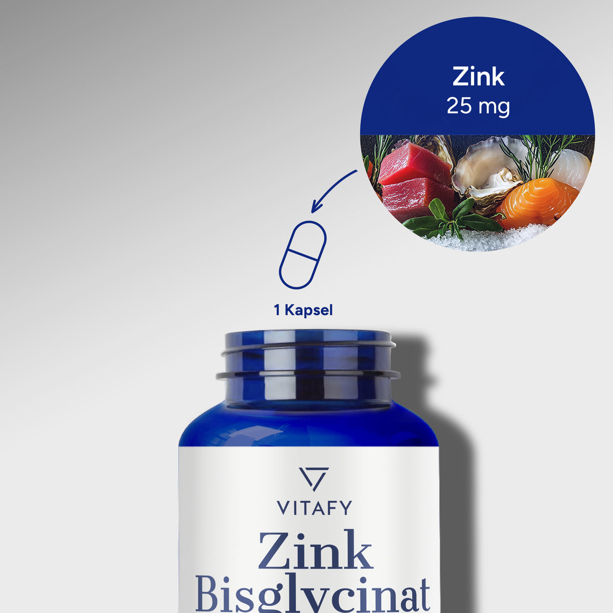 Zink Bisglycinat (60 Kapseln)