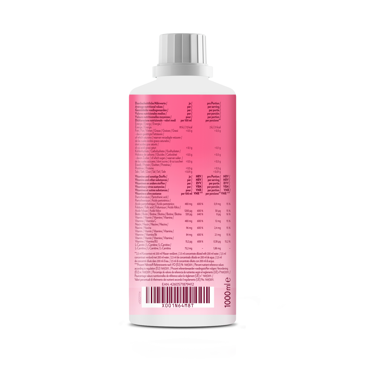 Zero Drink (1000ml) + Dosierspender