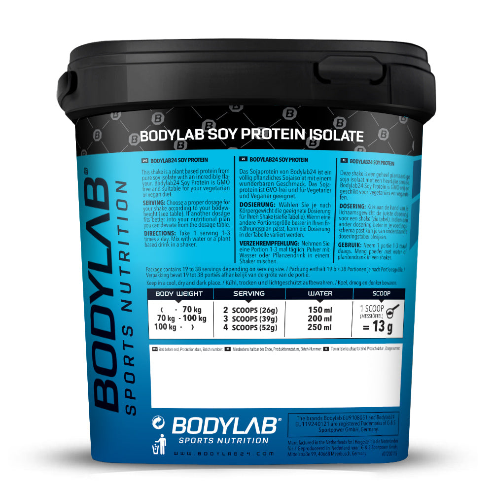 Soja Protein Isolat (1000g) Vanille
