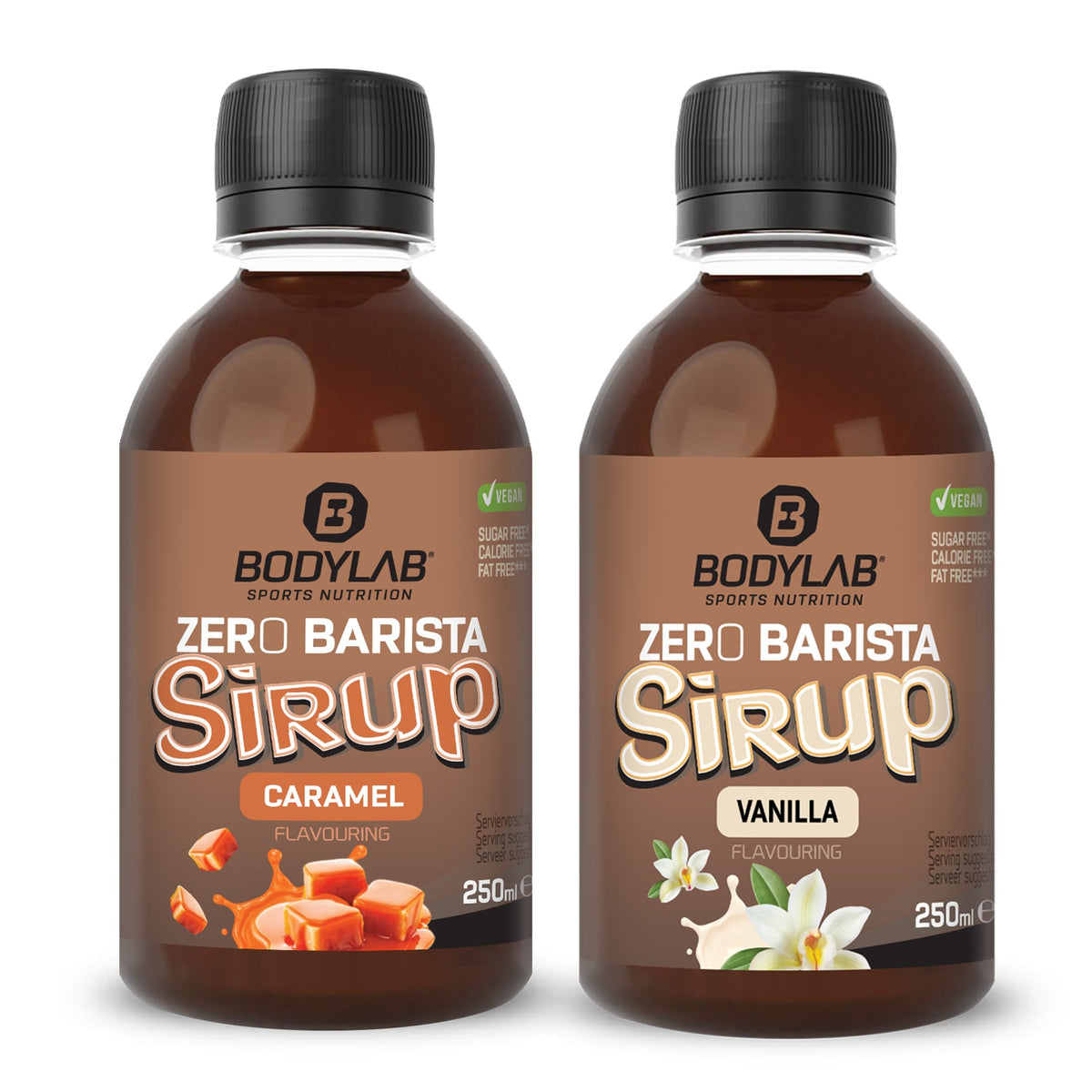 2 x Zero Barista Sirup (250ml)