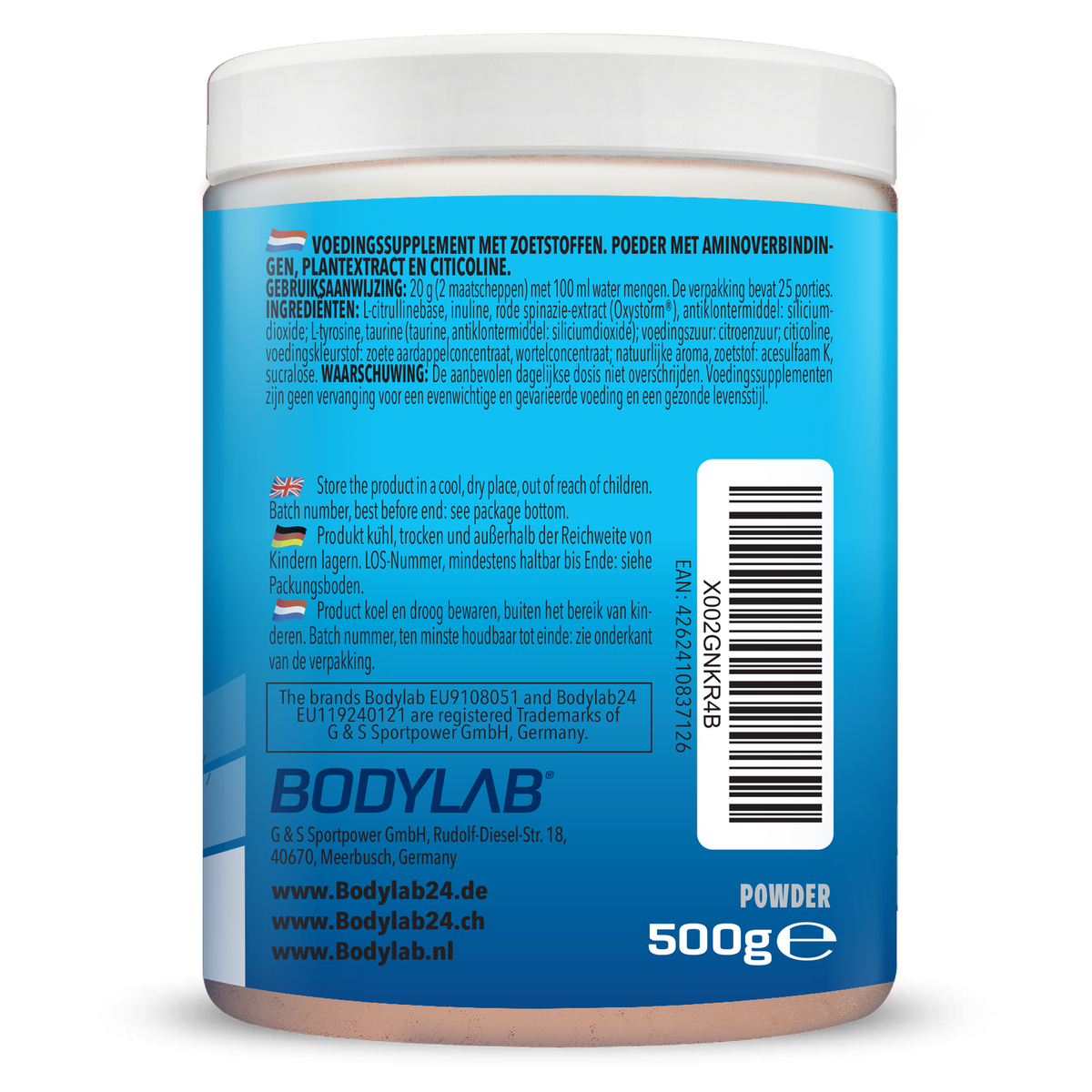 Alpha Storm - OXYSTORM® Pre Workout Blood Orange (500g)