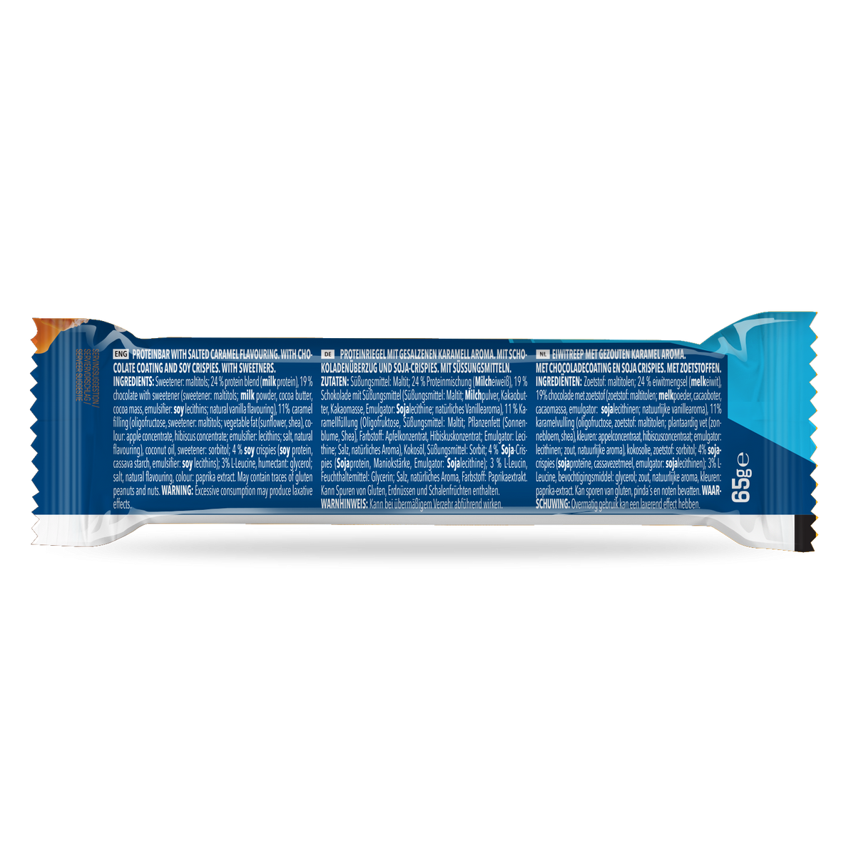 Prime Crunchy Protein Bar - 2 g Leucin (12x65g) Salted Caramel