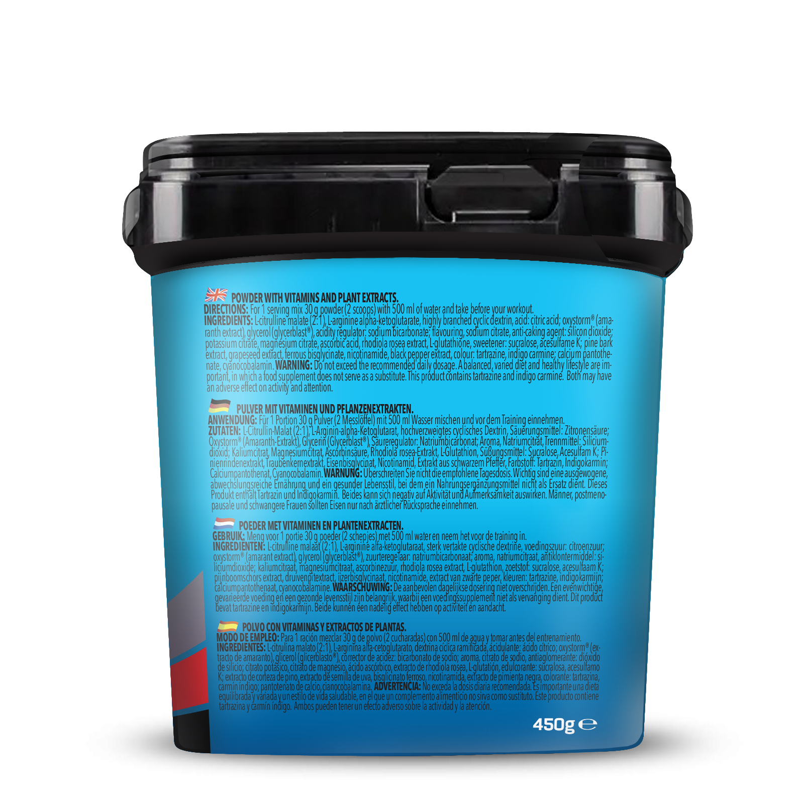 Bodybuilder Pump Pre Workout (450g) Grüner Apfel