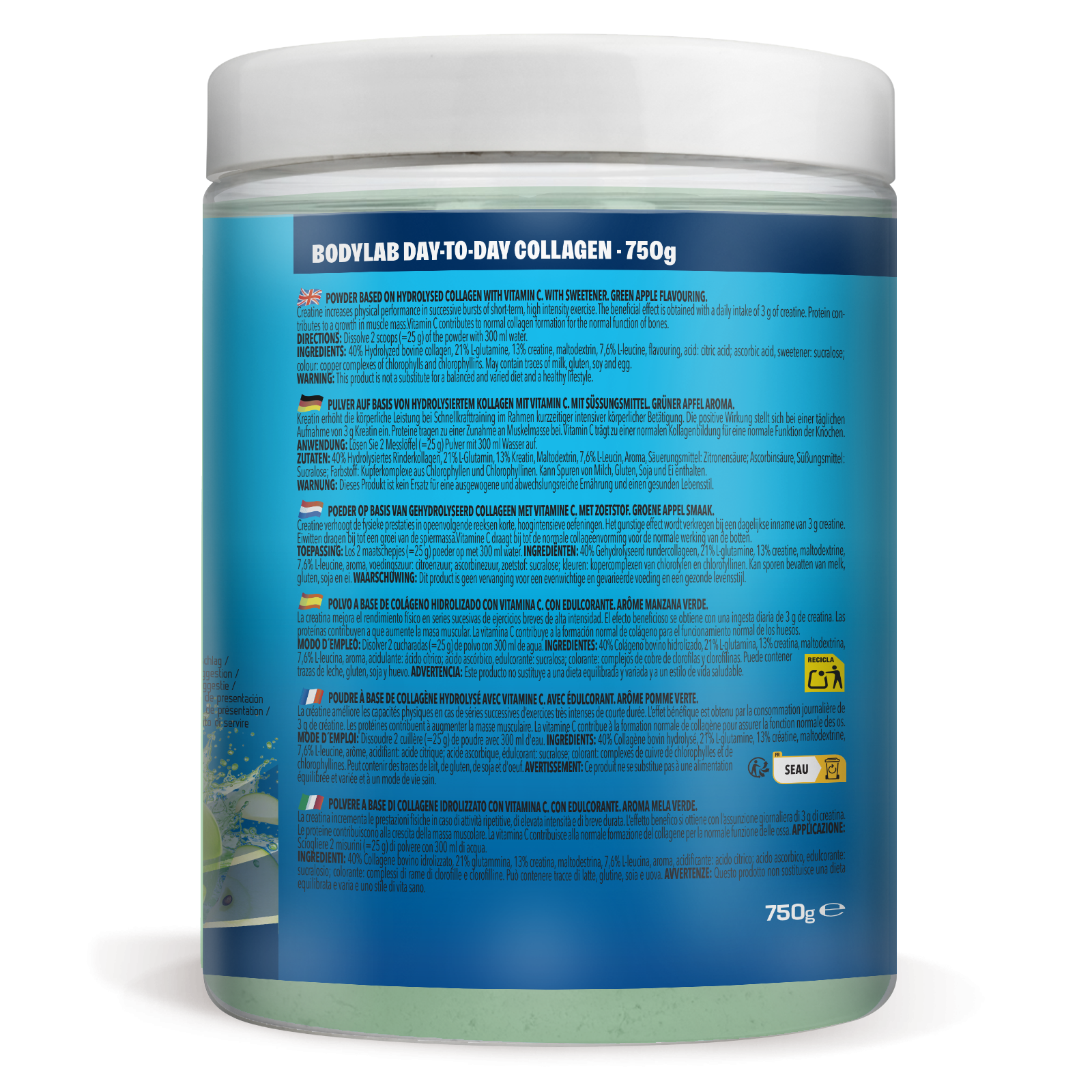 Day to Day Collagen (750g) Green Apple