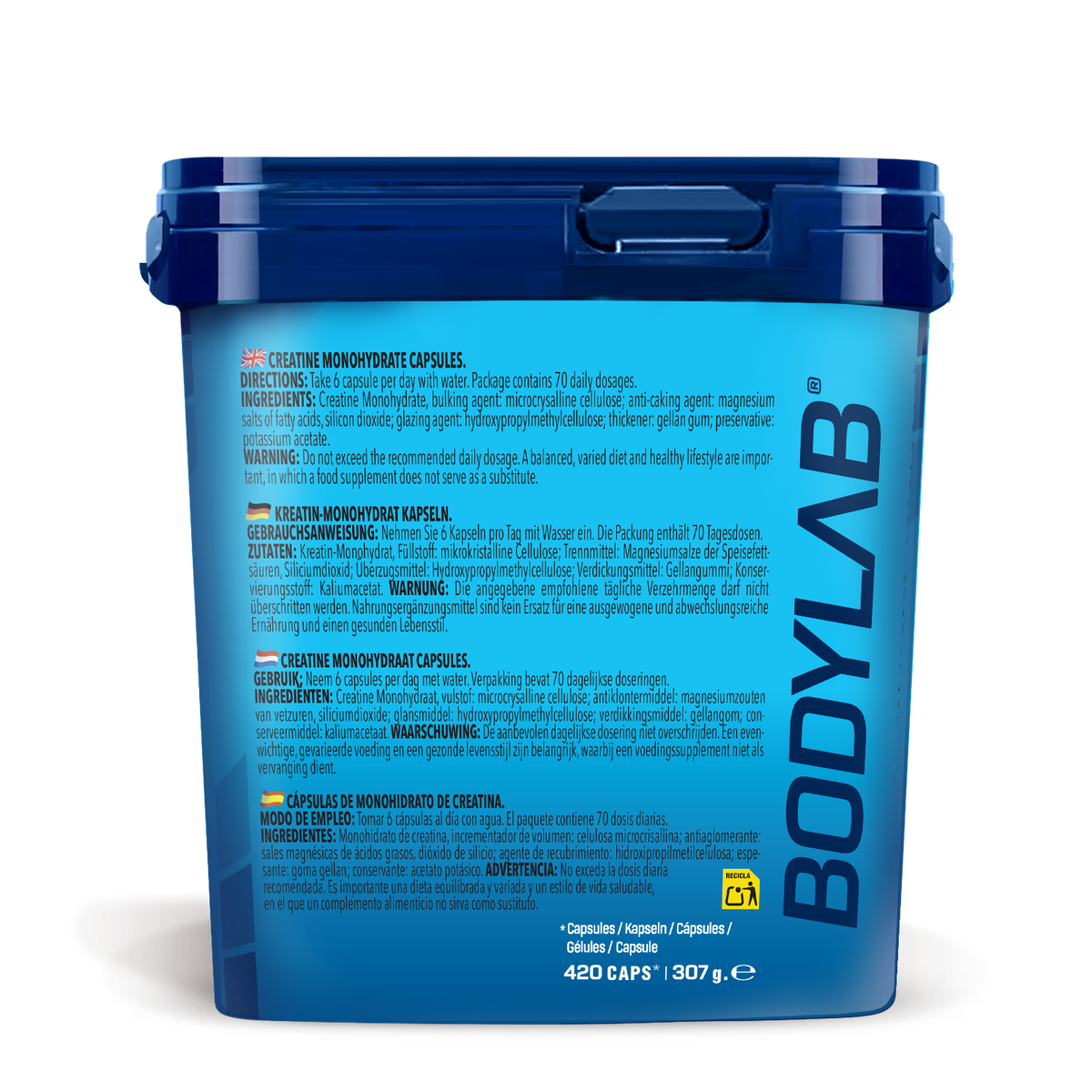 BIG PACK Creatine Monohydrate (420 Kapseln)