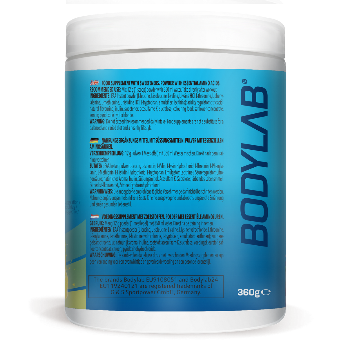 EAA Essential Amino Acids (360g) Lemon