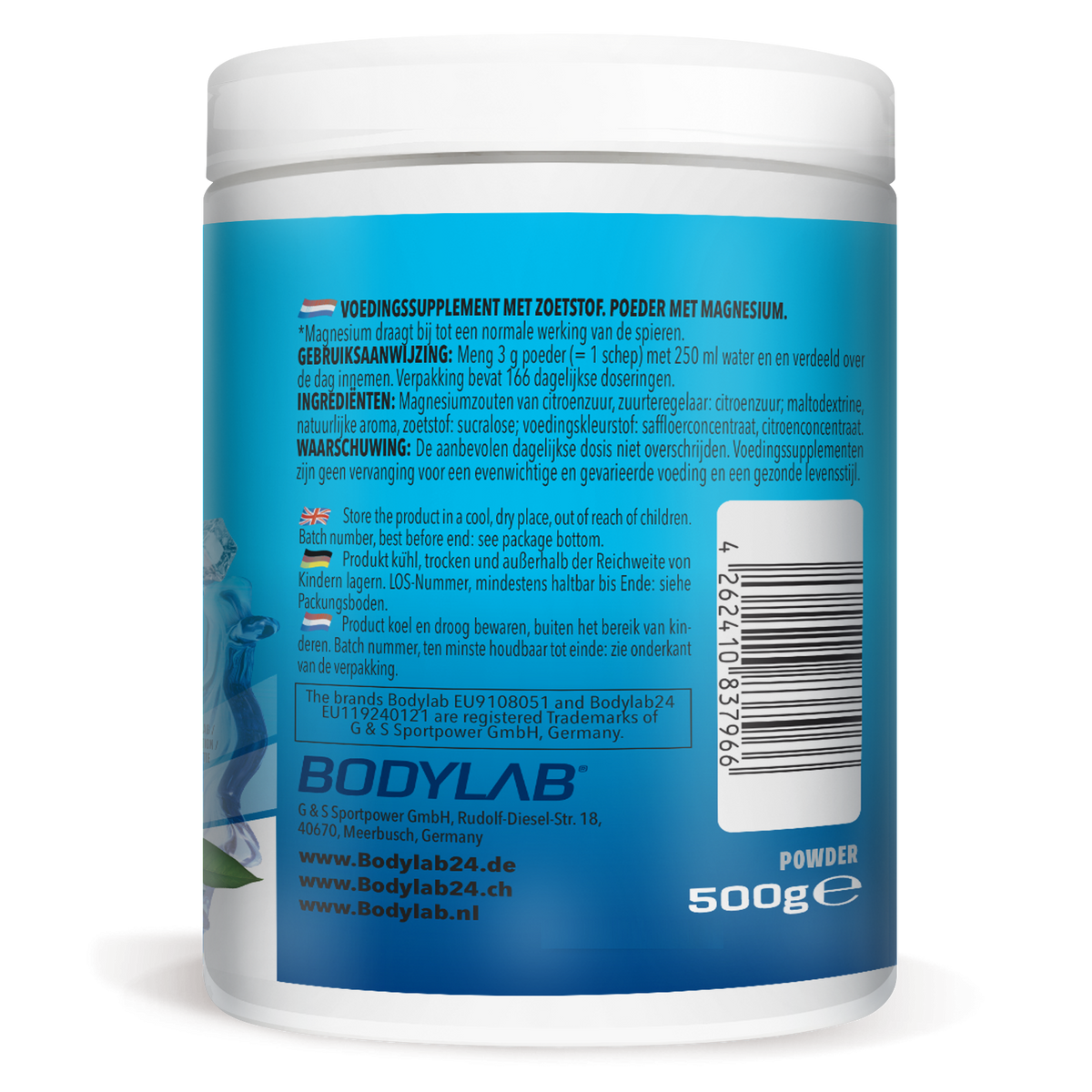 Magnesium Citrate Powder (500g) Lemon Flavouring