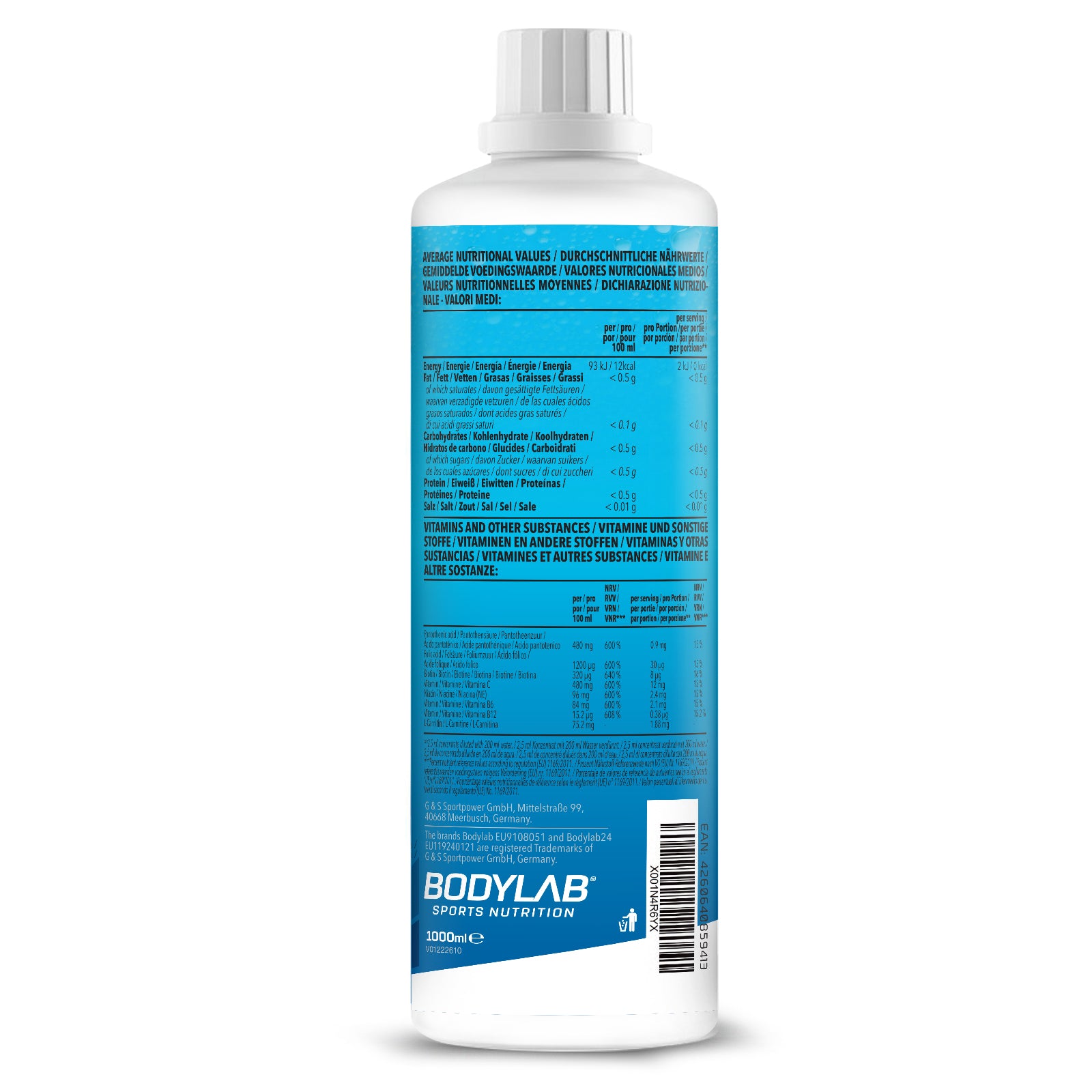Vital Zero Drink (1000ml) Orange