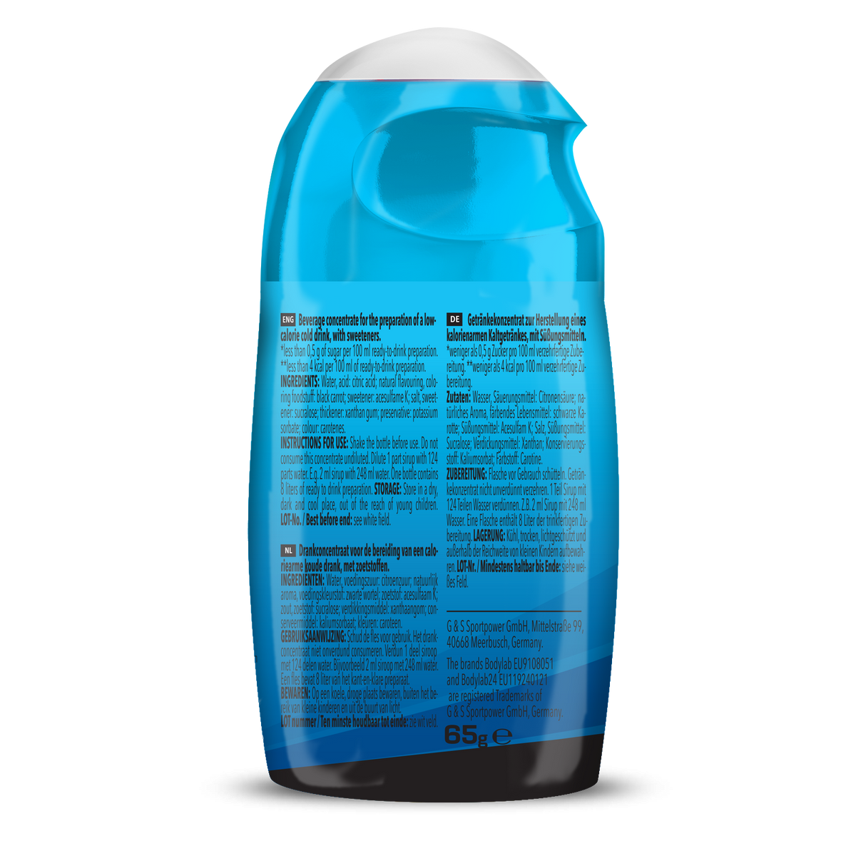 ZERO Sirup BOMB (65ml) Rhabarber
