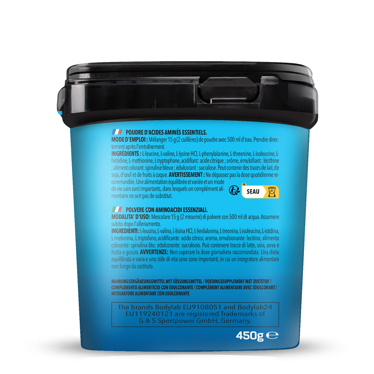 Prime EAA (Essential Amino Acids) (450g) Blaue Himbeere