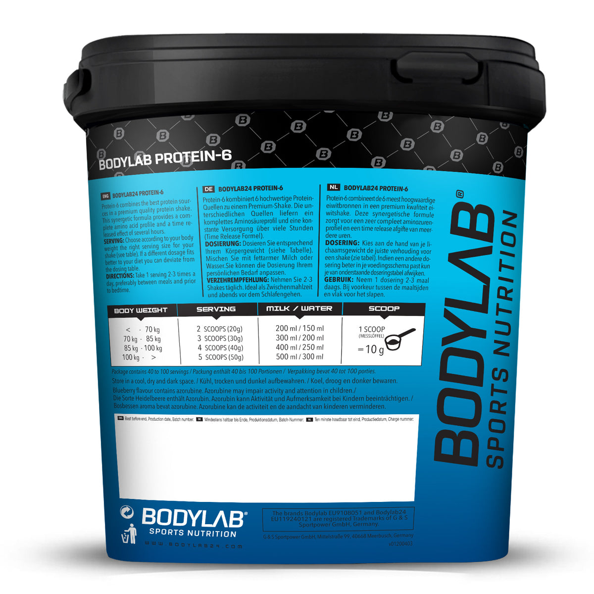 Protein-6 (2000g) Cookies & Cream