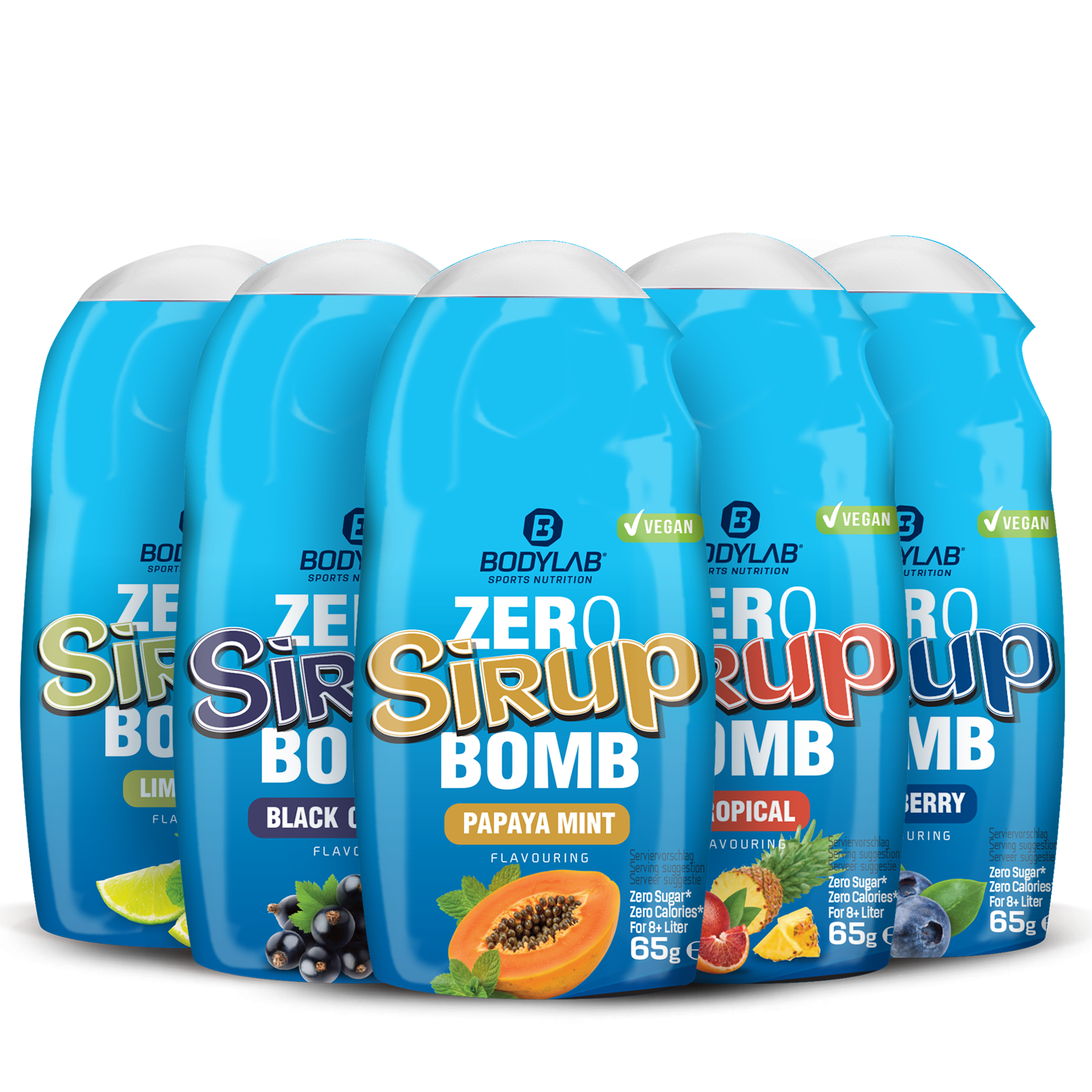 ZERO Sirup BOMB 1.0 - 4.0 Box  (5x65ml) Mixed Box 4