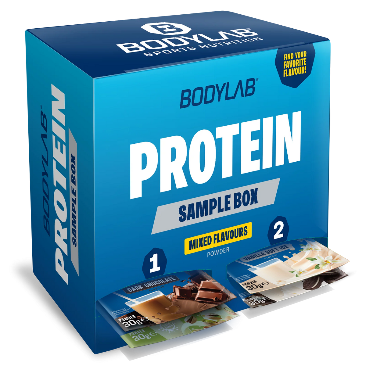 Whey Protein Bestseller Probierbox Kalender (30 x 30g)