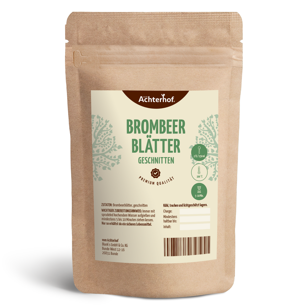 Brombeerblätter geschnitten (250g)