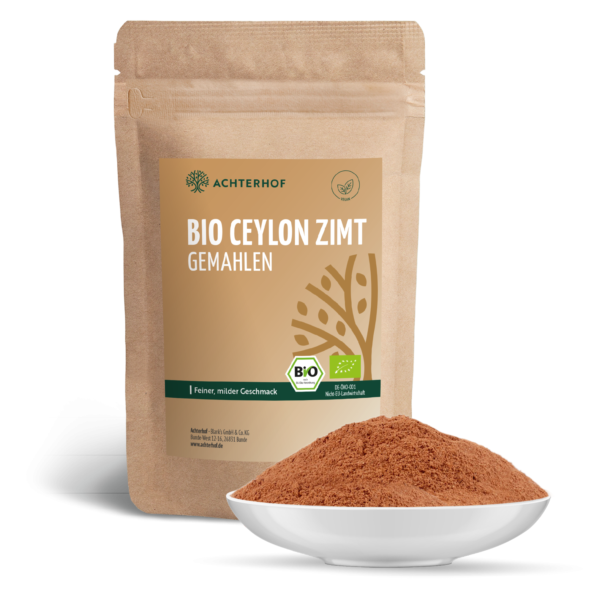 Bio Ceylon Zimt gemahlen (1000g)