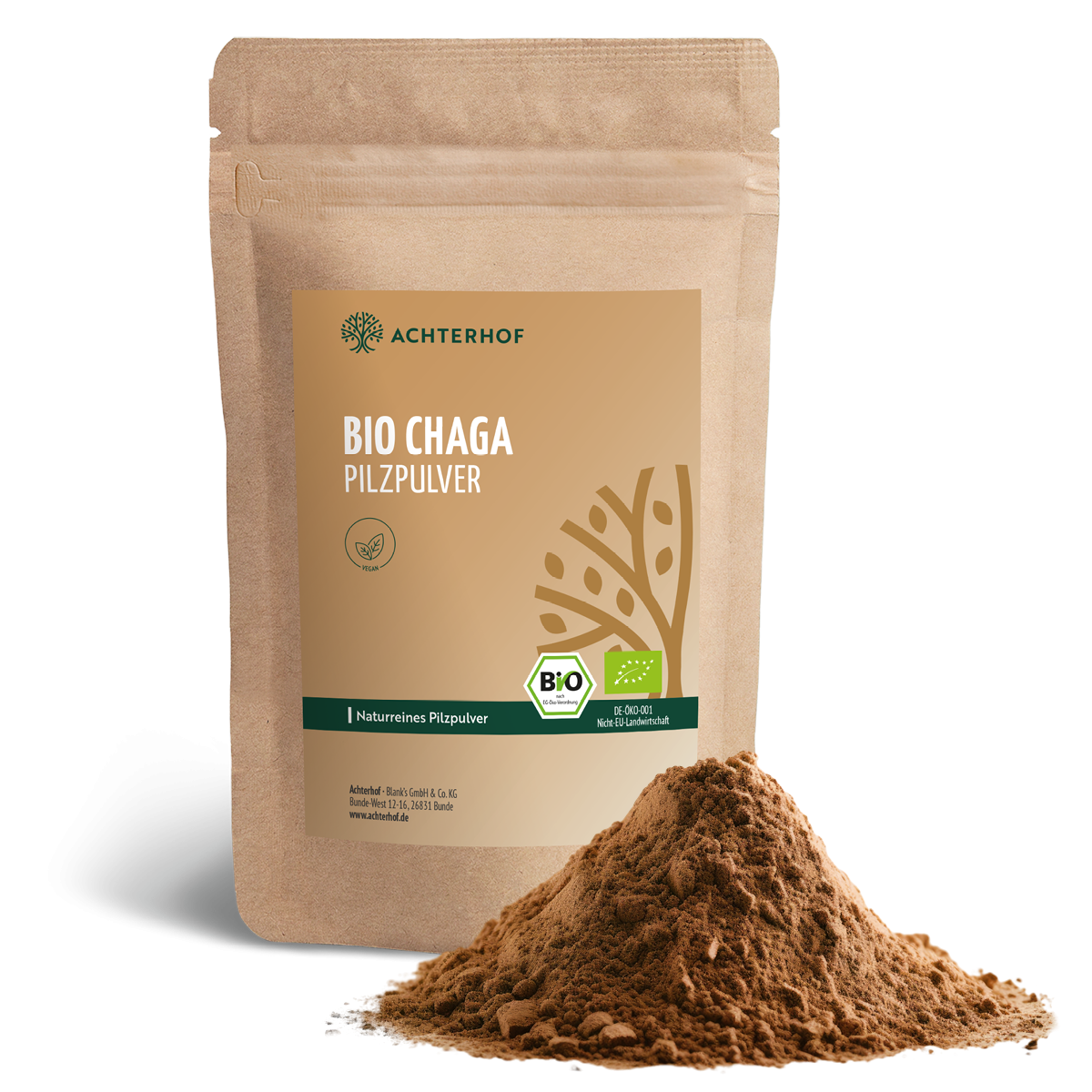 Bio Chaga Pilzpulver (100g)