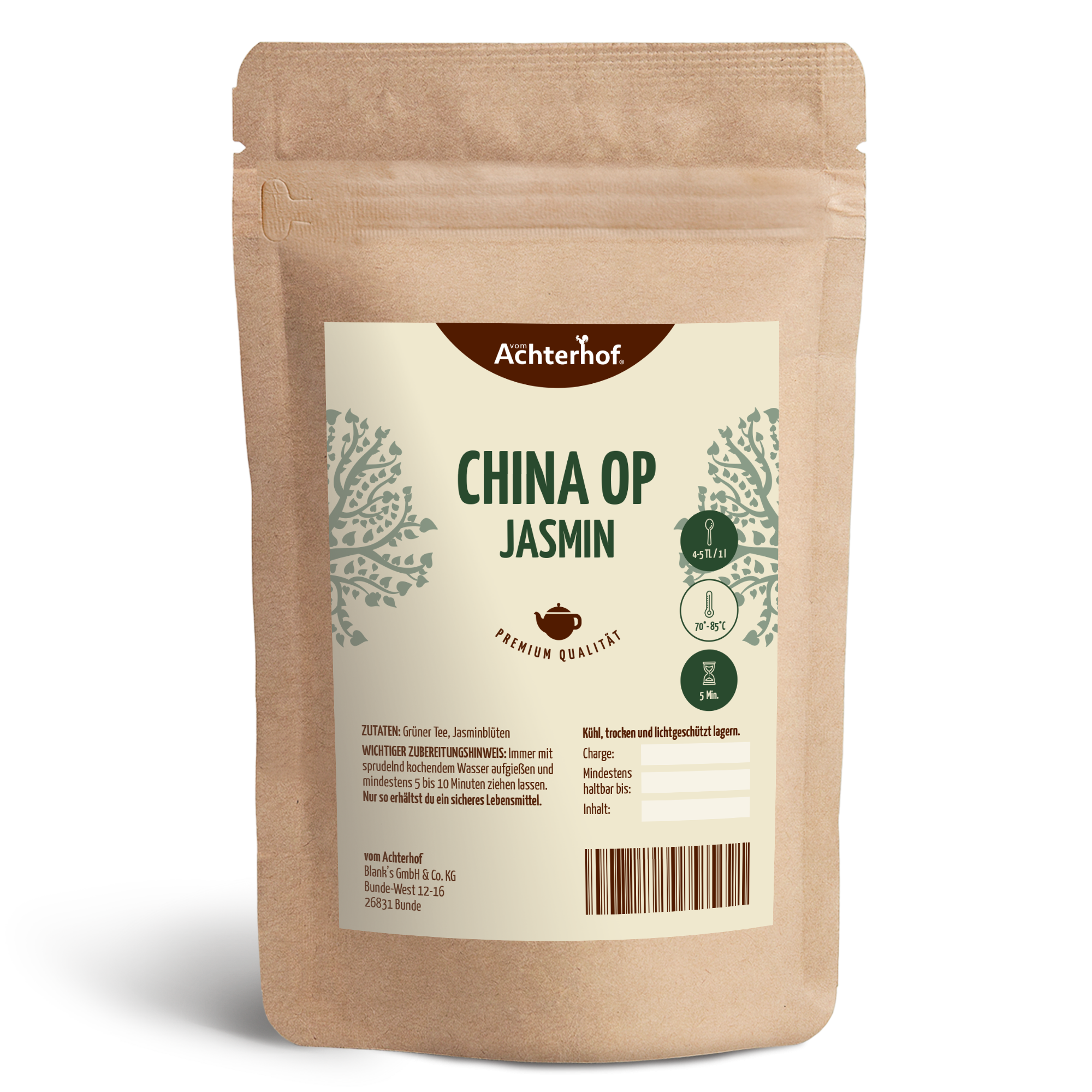 Grüner Tee China OP Jasmin (250g)