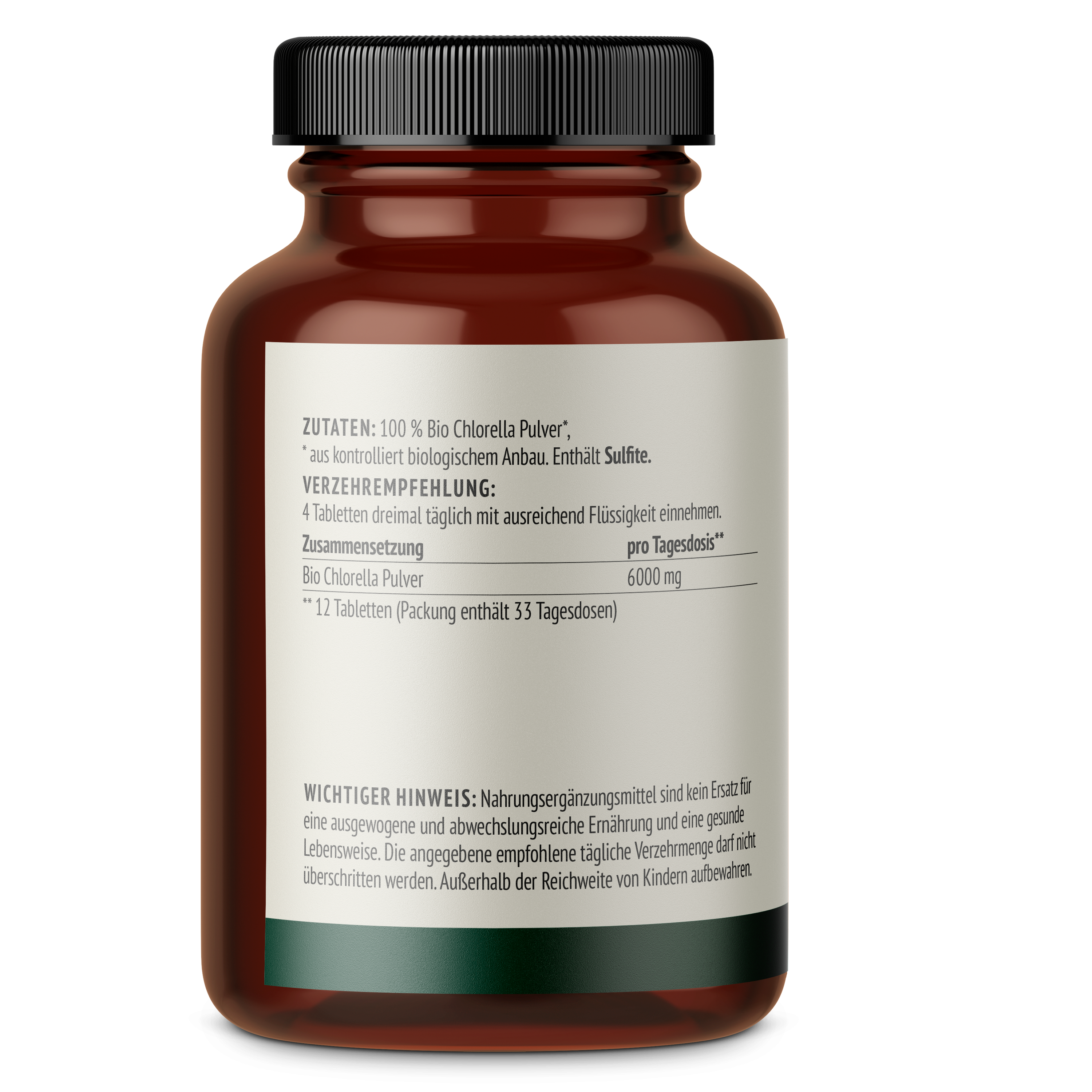 Chlorella Algen Tabletten Bio (400 Tabletten)
