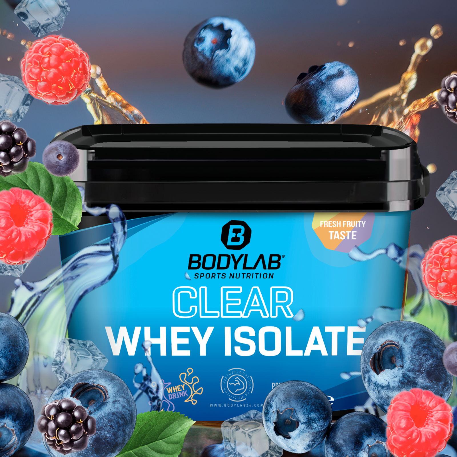 Clear Whey Isolate (960g) Eistee Waldfrucht