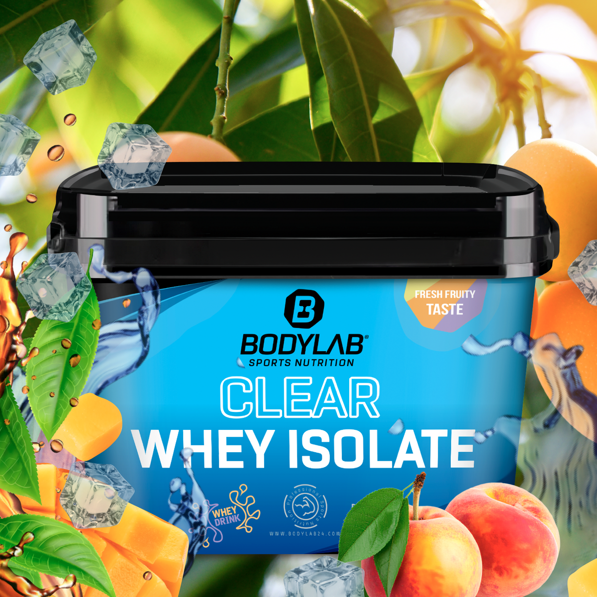 Clear Whey Isolate (960g) Eistee Mango-Pfirsich