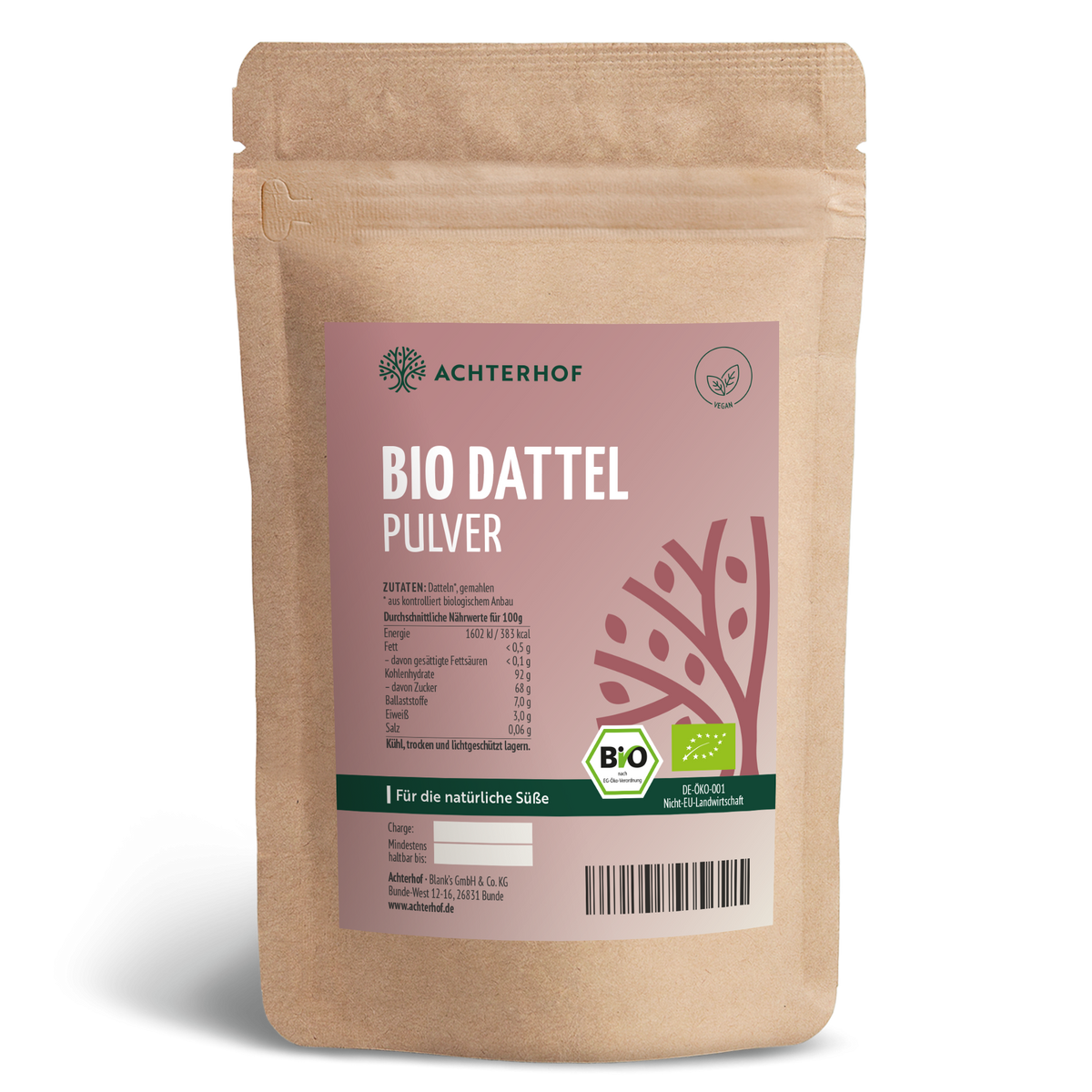 Bio Dattel Pulver (100g)
