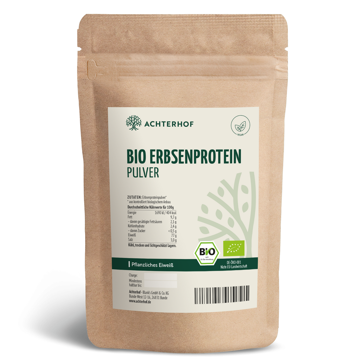 Bio Erbsenprotein Pulver (250g)